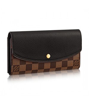 Louis Vuitton N61261 Normandy Wallet Damier Ebene Canvas