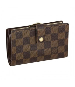 Louis Vuitton N61674 French Purse Damier Ebene Canvas