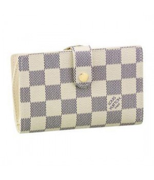 Louis Vuitton N61676 French Purse Damier Azur Canvas