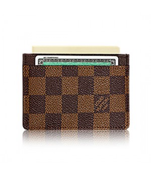 Louis Vuitton N61722 Card Holder Damier Ebene Canvas