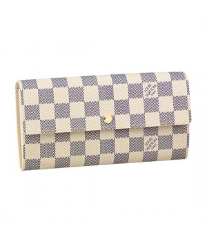 Louis Vuitton N61735 Sarah Wallet Damier Azur Canvas