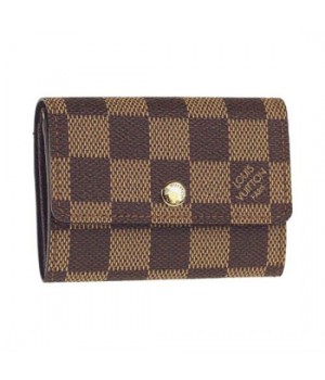 Louis Vuitton N61930 Flat Wallet Damier Ebene Canvas