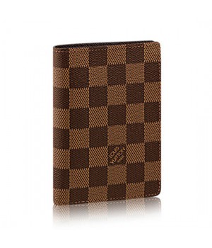 Louis Vuitton N63023 James Wallet Damier Ebene Canvas