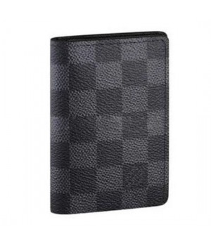 Louis Vuitton N63075 Pocket Organizer Damier Graphite Canvas