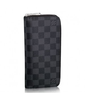 Louis Vuitton Zippy Wallet Vertical Damier Graphite N63095