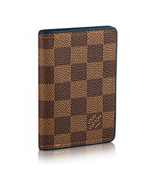 Louis Vuitton N63166 Pocket Organizer Damier Ebene Canvas