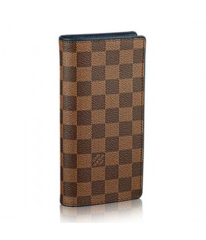 Louis Vuitton N63168 Brazza Wallet Damier Ebene Canvas