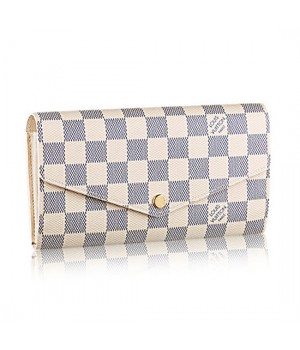 Louis Vuitton N63208 Sarah Wallet Damier Azur Canvas