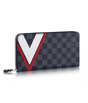 Louis Vuitton N64013 Zippy Organiser Damier Cobalt Canvas