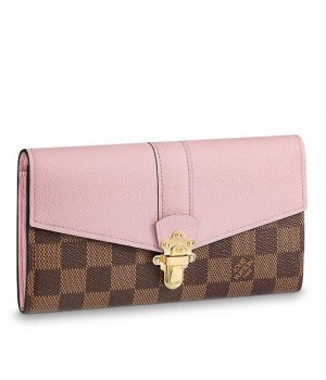 Louis Vuitton Clapton Wallet Damier Ebene N64447