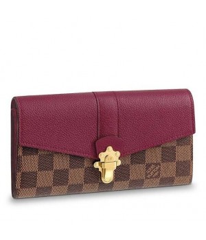 Louis Vuitton Clapton Wallet Damier Ebene N64448