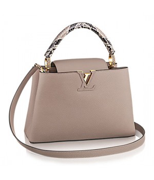 Louis Vuitton N92802 Capucines PM Tote Bag Taurillon Leather