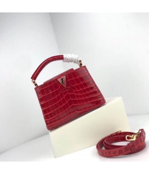 Louis Vuitton Capucines Mini Crocodile Bag N93254