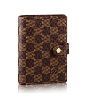 Louis Vuitton R20700 Small Ring Agenda Cover Damier Ebene Canvas
