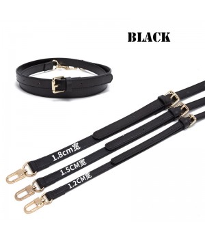 Louis Vuitton Black Strap Adjustable 105cm - 120cm Width 1.2cm 1.5cm 1.8cm