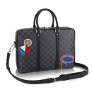 Louis Vuitton Porte-Documents Voyage PM N41053 Damier Graphite Canvas