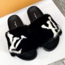 Louis Vuitton Digital Exclusive Bom Dia Flat Mule 1A4G9E Black 2018 (GD4041-8102207 )