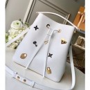 Louis Vuitton Love Lock NﾨﾦoNoﾨﾦ Bucket Bag in Epi Leather M53238 White 2019 (KD-90213011 )