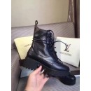 Louis Vuitton Palm Canyon Desert Boots All Black Leather 2016 (DF-6092034 )