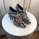 Louis Vuitton Snake Veins Lambskin Lace-up Pump 2016  (GD5033-6092036 )