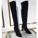 Louis Vuitton Black Suede Upper East Thigh Boot 2018 (LG-8030103 )