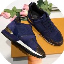Louis Vuitton Run Away Sneaker Blue/Monogram Canvas 2017 (GD5023-7080711 )