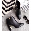 Louis Vuitton Black Cafskin Upper East Low Boot  (LG-8030108 )