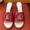 Louis Vuitton Satin Madeleine Mule Red 2018  (LG-8022819 )