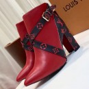 Louis Vuitton Strap Calfskin Ankle Boot Red 2018 (GD1054-8121509 )