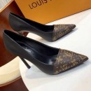 Louis Vuitton Studded Monogram Canvas/Leather Pump 2018 (GD1054-8121535 )