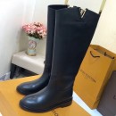 Louis Vuitton Black Calfskin Long Boot 2018 (GD1054-8121531 )