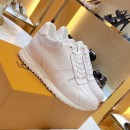 Louis Vuitton Run Away Sneaker in White Silk Calfskin 2019 (SIYA-9030836 )