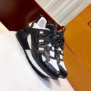 Louis Vuitton Run Away Sneaker 1A4WNQ Monogram Canvas/White/Black 2019 (SIYA-9030844 )