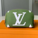 Louis Vuitton Giant Monogram Canvas Pochette Cosmetic Pouch M67693 Khaki Green 2019 (FANG-9043026 )