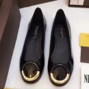 Louis Vuitton Circle Patent Calfskin Flat Ballerina Black (GD2083-6102009 )