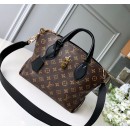 Louis Vuitton Flower Zipped Tote BB in Monogram Canvas M44351 Black 2019 (KD-9030602 )