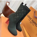 Louis Vuitton Silhouette Ankle Boot 1A3MJ0 Army Green 2018 (GD1054-8080754 )