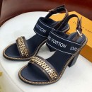 Louis Vuitton Passenger High Heel Chain Slingback Sandals 2019 (1050-9061814 )