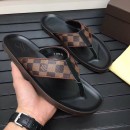 Louis Vuitton Men's Shong Slipper Sandal Damier Ebene Canvas (K2100-7061703 )