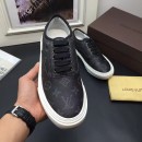 Louis Vuitton Men's Lace-up Sneaker Monogram Eclipse Canvas 2017 (K2100-7061713 )