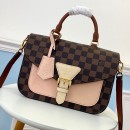 Louis Vuitton Trendy Crossbody N40147 Damier Ebene Canvas/Pink 2019 (LVSJ-9041835 )