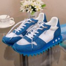 Louis Vuitton LV Run Away Sneaker For Women and Men Blue 2019 (HZ-9031159 )