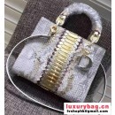 Lady Dior Medium Python Tote Bag