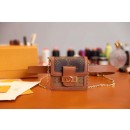 Louis Vuitton Monogram Canvas Original Leather DAUPHINE BB Belt Bag M68621 Brown