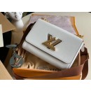 Louis vuitton original epi leather TWIST M50280 white