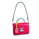 Louis vuitton original TWIST Medium tote bag M56132 Pink