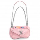 Louis Vuitton Pink New Wave Chain Bag MM M51944