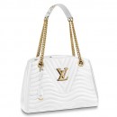 Louis Vuitton White New Wave Chain Tote M51978