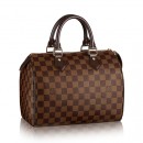 Louis Vuitton N41365 Speedy 25 Tote Bag Damier Ebene Canvas