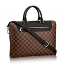Louis Vuitton N41438 Porte-Documents Jour Briefcase Damier Ebene Canvas